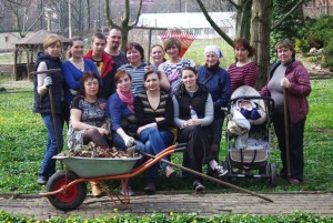 мы в ботаническом саду Эколого-биологического центра